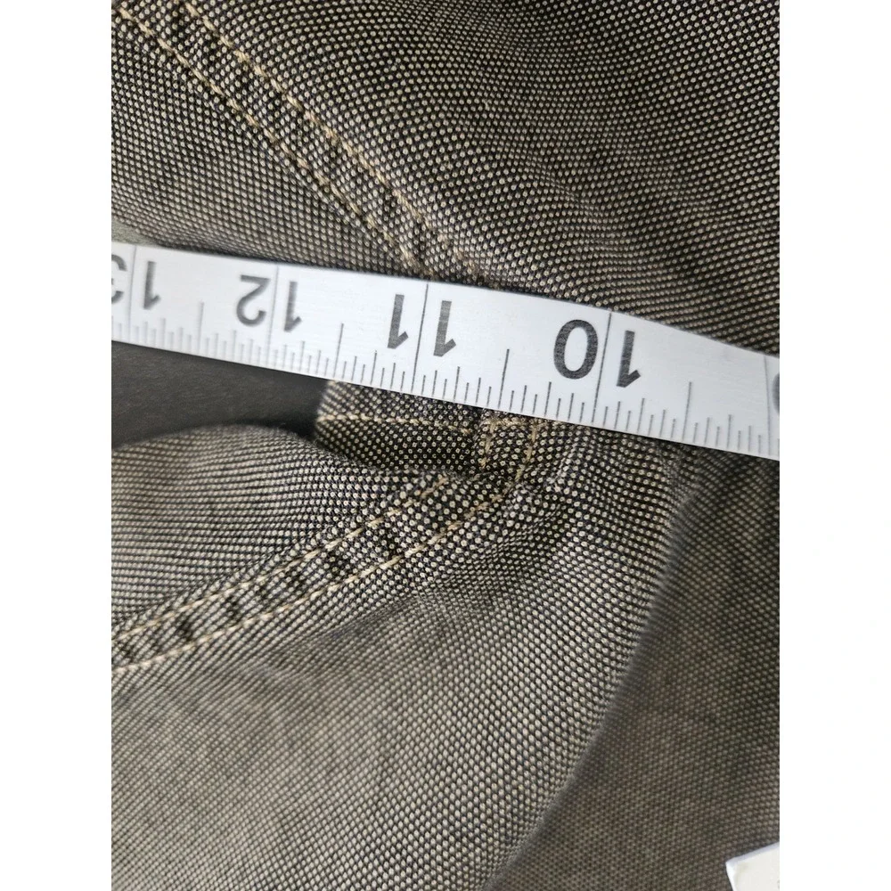 Blend Men's Pants 32x32 Brown Textured Straight Leg Casual Denim‎ Look